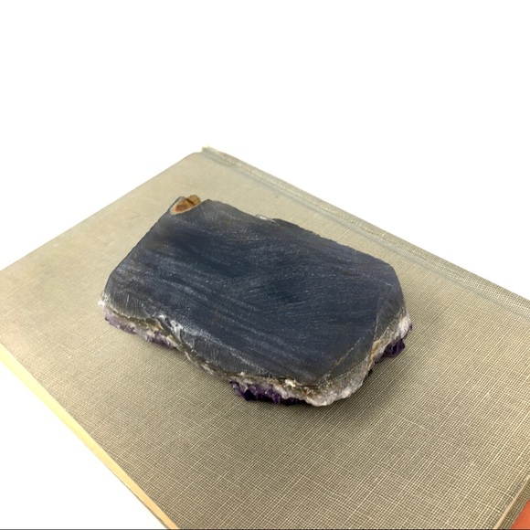 Natural Raw Amethyst Flat Back Rock Chunk Crystal - Picture 11 of 16